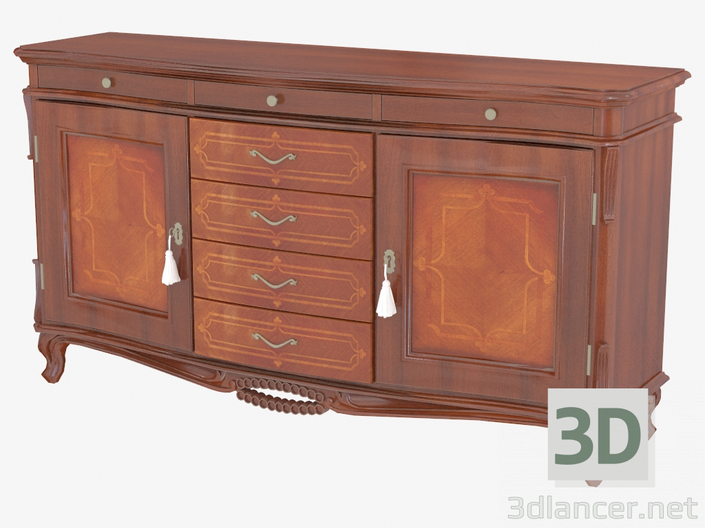 modello 3D a buffet DG106 - anteprima