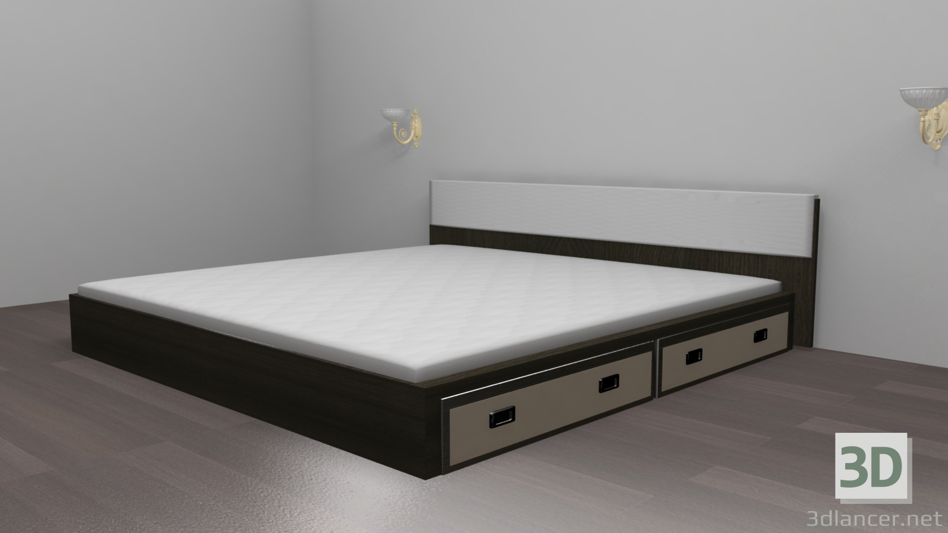 Número de colección de oro 4 3D modelo Compro - render