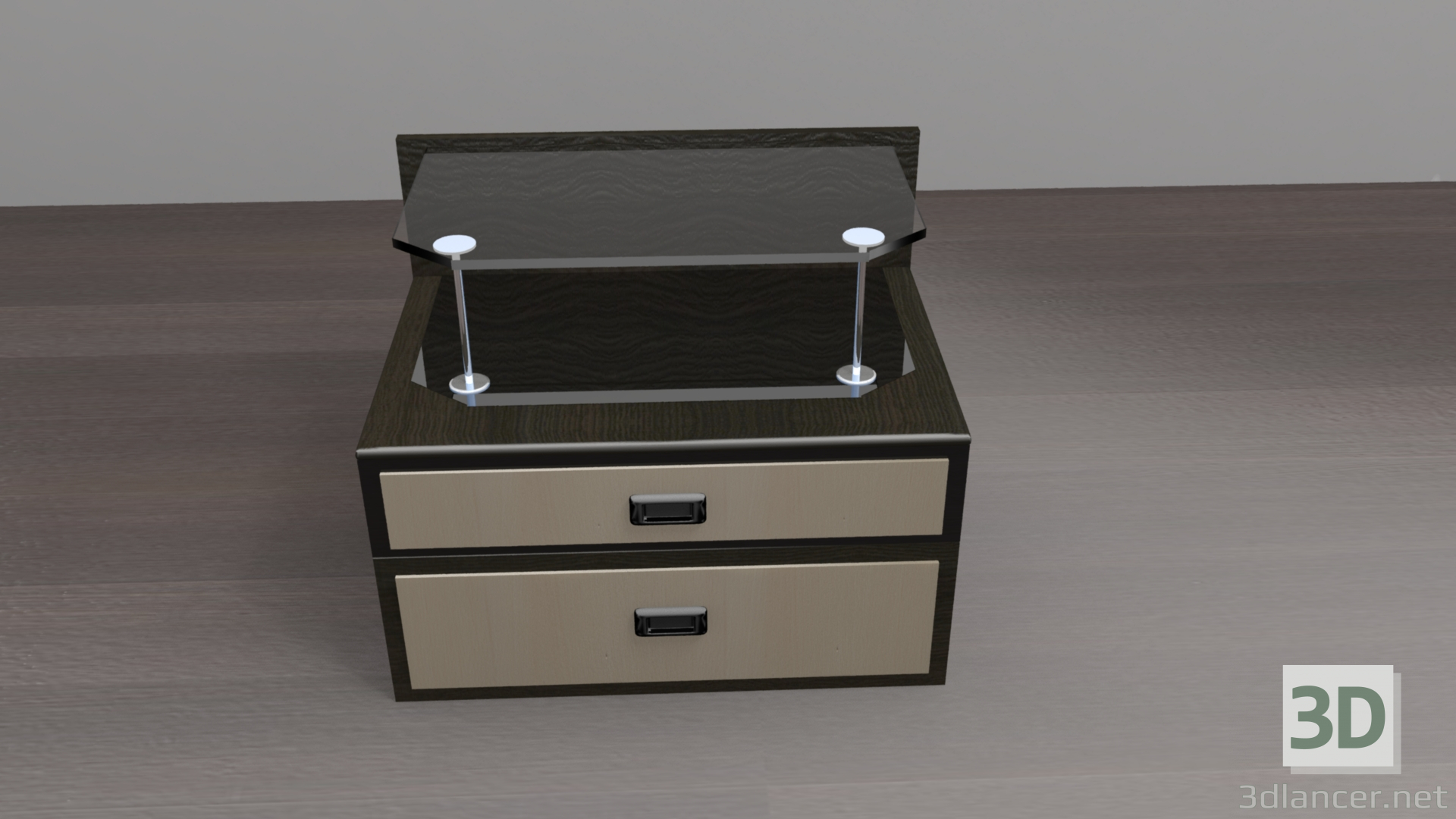 Número de colección de oro 4 3D modelo Compro - render