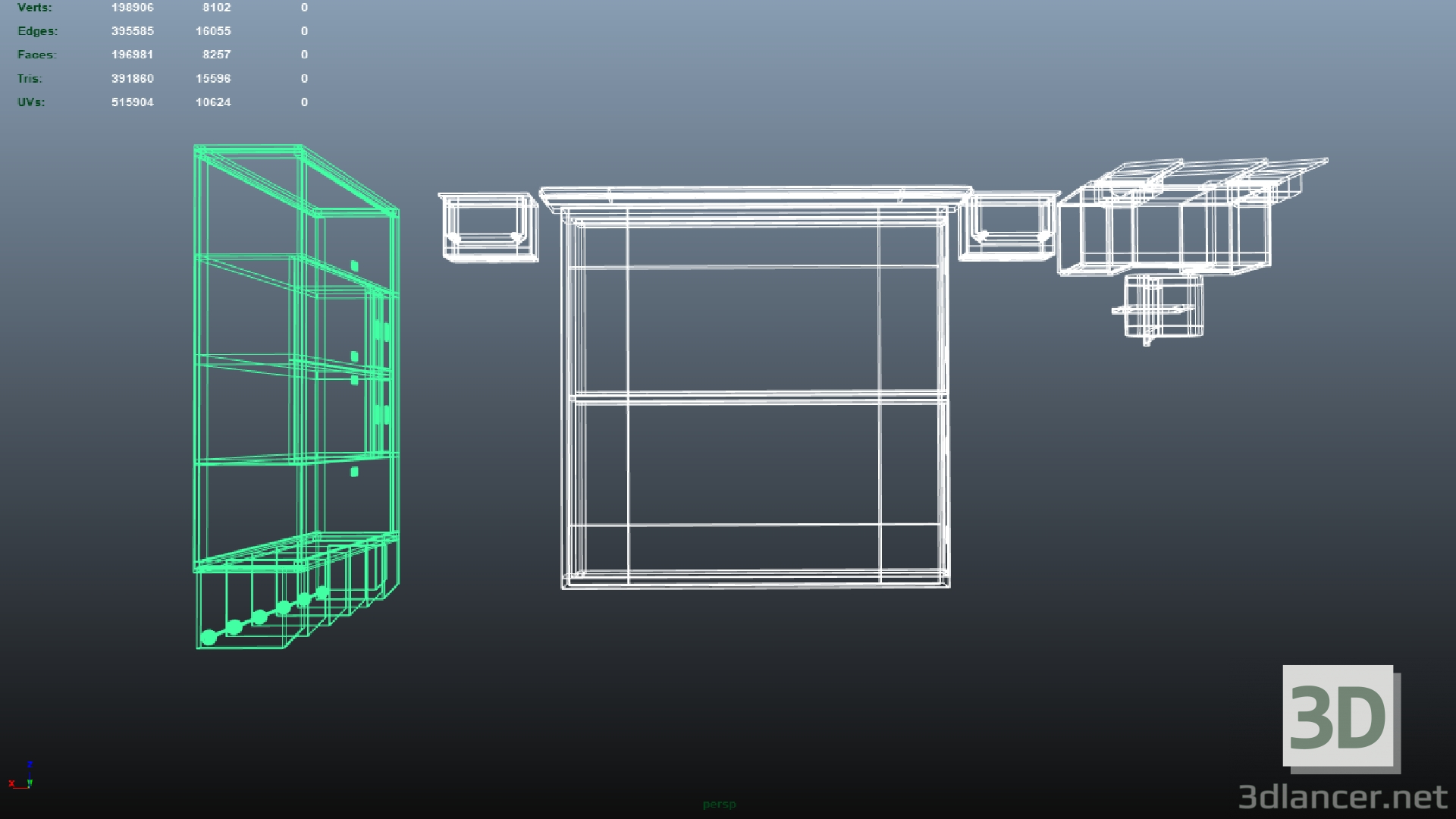 modello 3D di Numero di raccolta oro 4 comprare - rendering