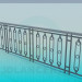 3d model Railings street - preview