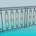 3d model Railings street - preview