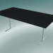 3d model Mesa plegable con patas en T rectangular (1800x900 mm) - vista previa