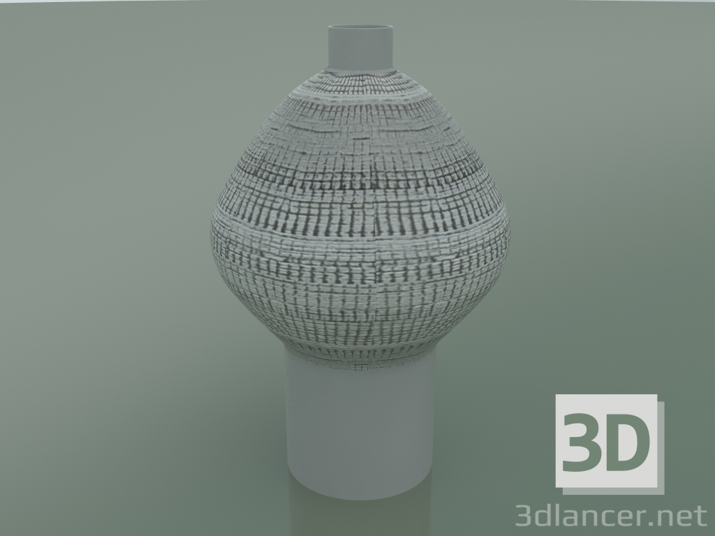 Modelo 3d Vaso Venissa (Q483 3X50 Branco) - preview