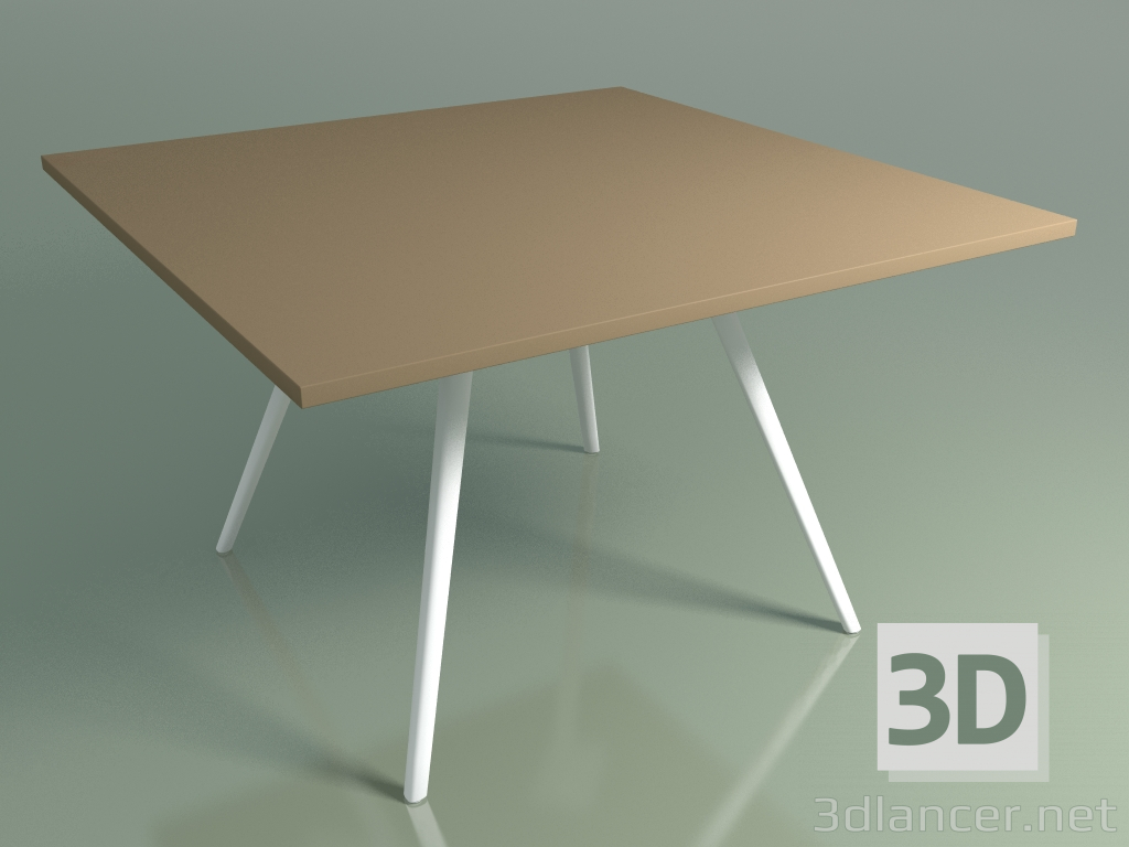 3D modeli Kare masa 5413 (H 74 - 119x119 cm, laminat Fenix F05, V12) - önizleme