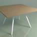 3d model Square table 5413 (H 74 - 119x119 cm, laminate Fenix F05, V12) - preview