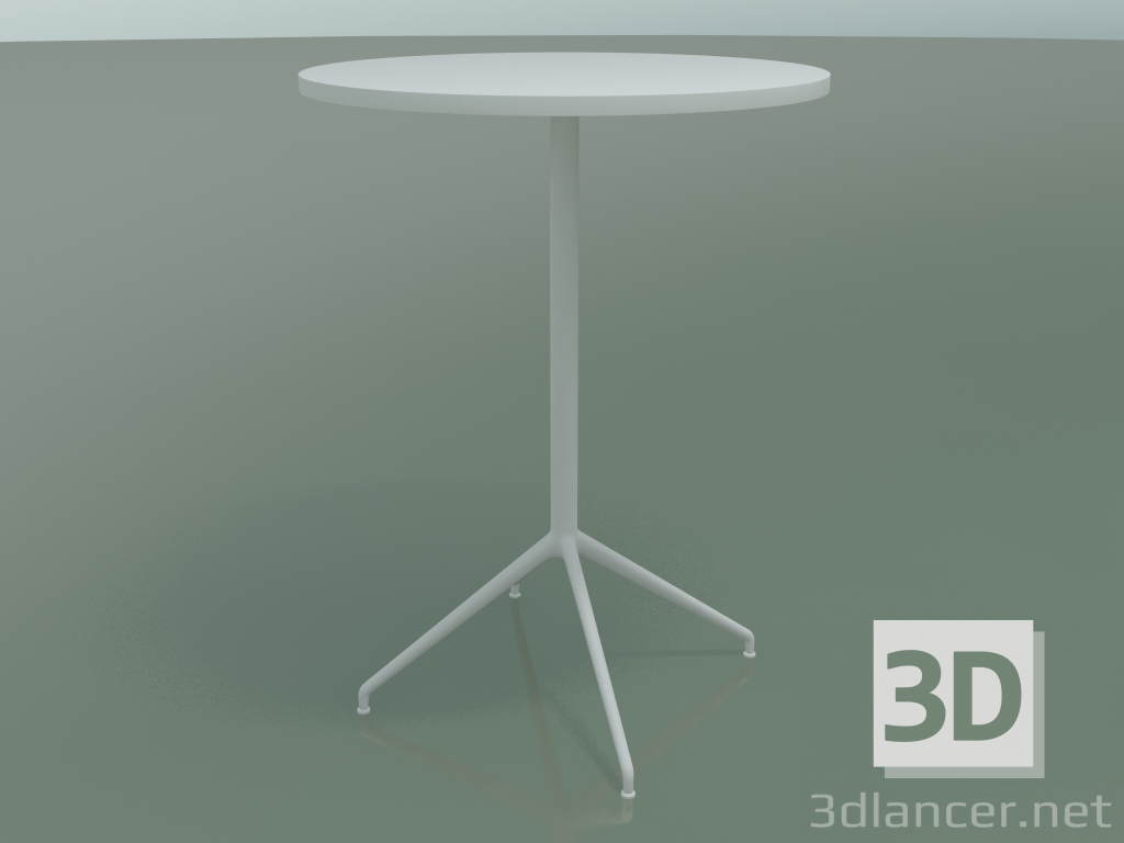 Modelo 3d Mesa redonda 5718, 5735 (H 104,5 - Ø79 cm, branco, V12) - preview