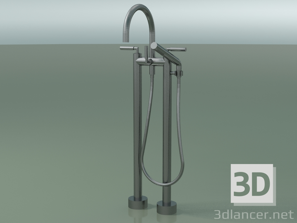 Modelo 3d Misturador de banho de dois furos para instalação autônoma (25 943 882-99) - preview