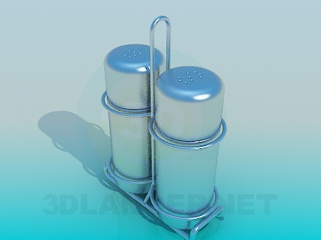 3d model Salt and pepper shakers - preview