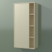 3d model Armario de pared con 1 puerta izquierda (8CUCCCS01, Bone C39, L 48, P 24, H 96 cm) - vista previa