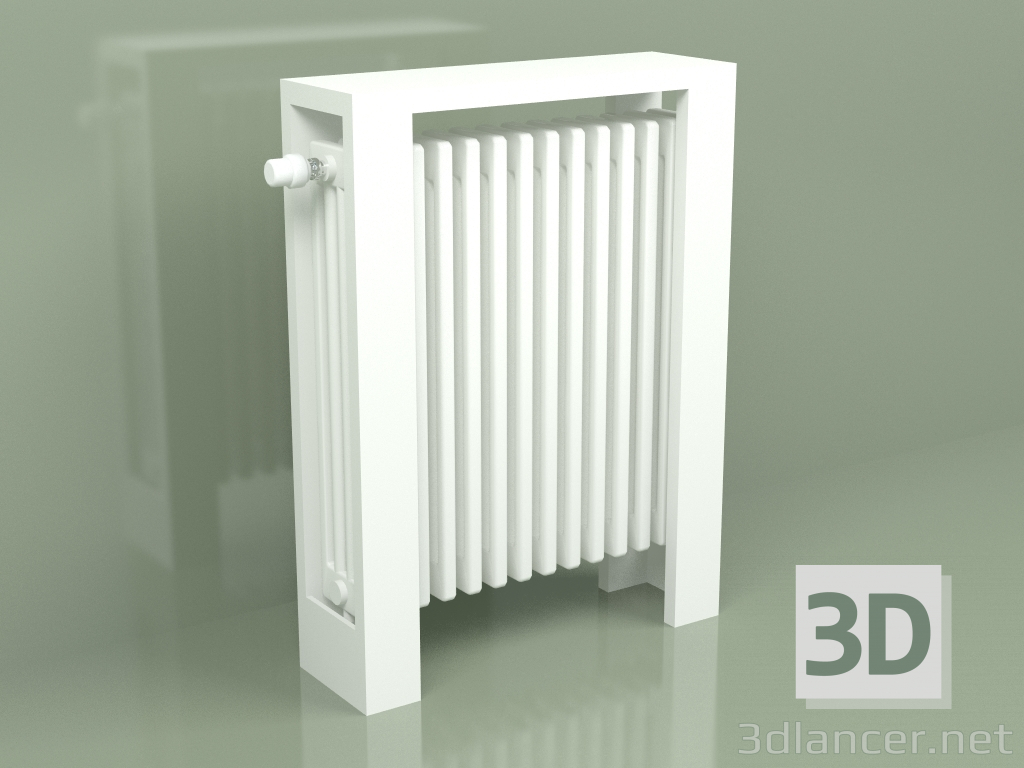 Modelo 3d Radiador de barra delta (H750 L700 B139, RAL - 9016) - preview