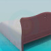 3d model Cama King size - vista previa