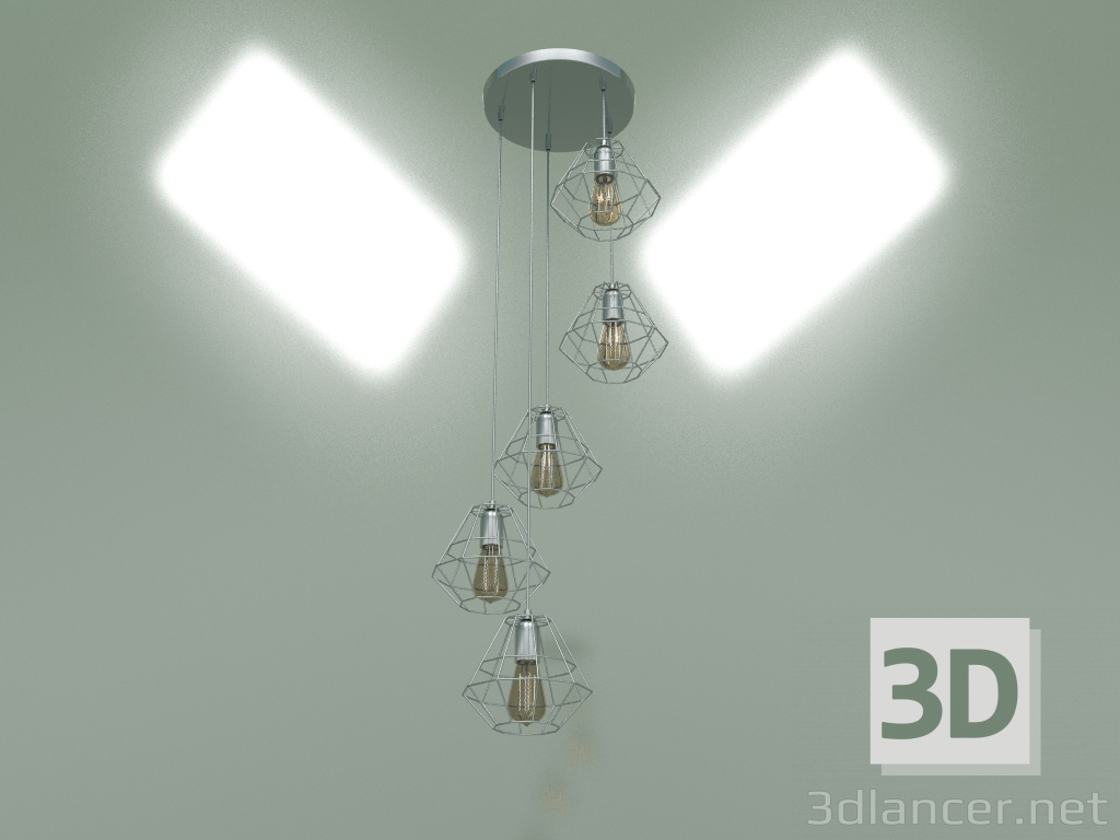 modèle 3D Suspension 4289 Diamant Argent - preview