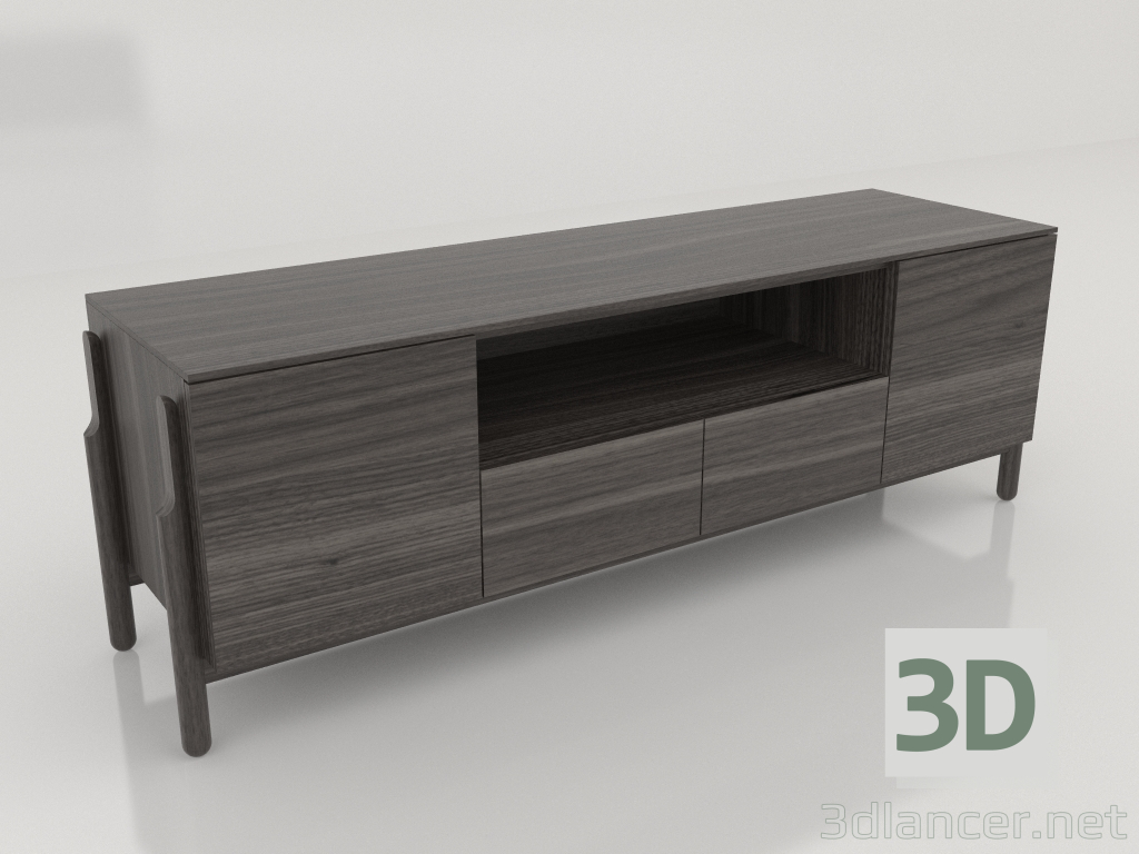 3d model bordillo en tv - vista previa