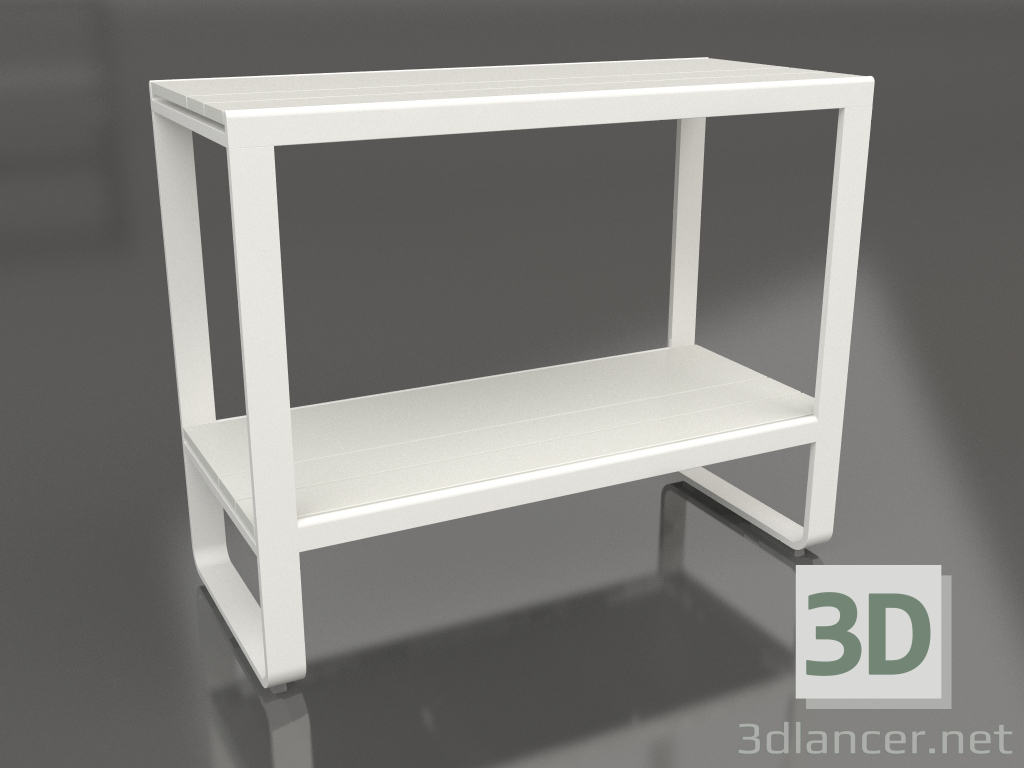 3d model Estante 90 (gris ágata) - vista previa