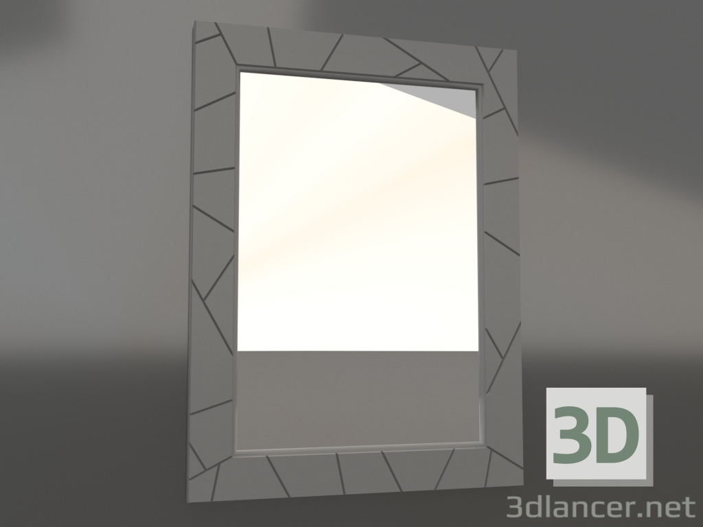 3D Modell Luigi 70 Spiegel (Mattgrau) - Vorschau 3D Modell Luigi 70 Spiegel (Mattgrau) - Vorschau