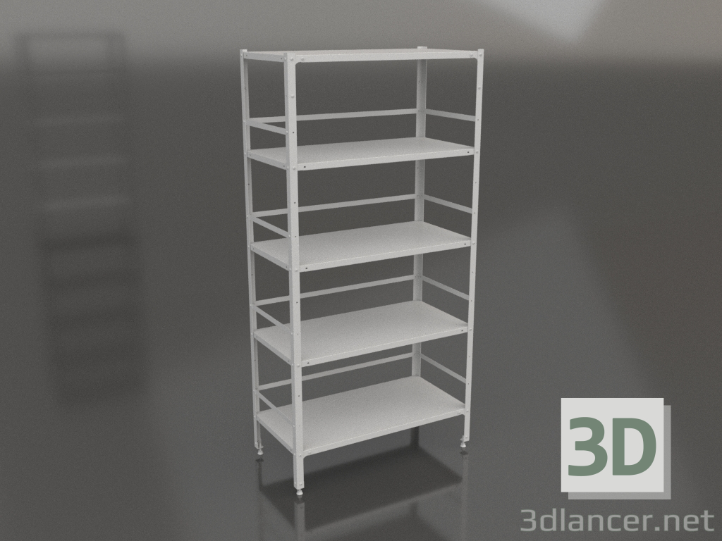 3d model Gradilla de laboratorio con limitadores ST-13-5 - vista previa 3d model Gradilla de laboratorio con limitadores ST-13-5 - vista previa