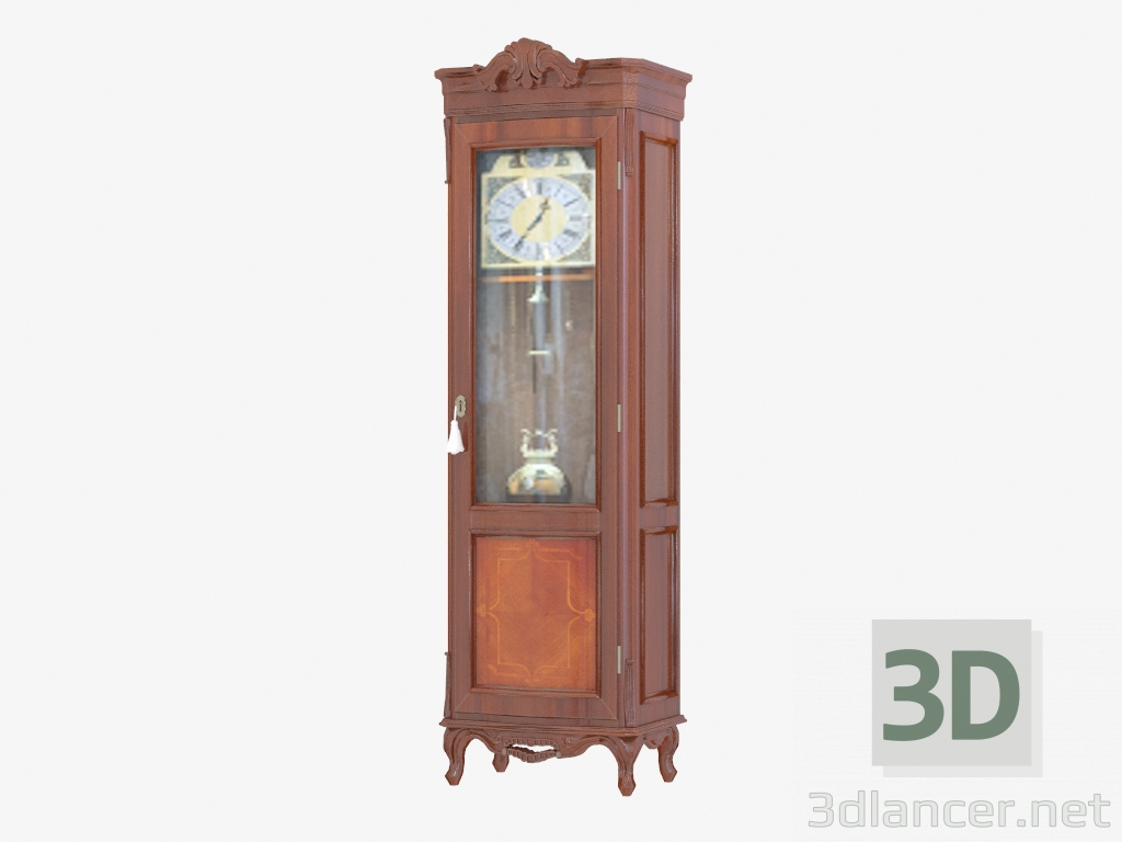 3D Modell Standuhr DG112 - Vorschau