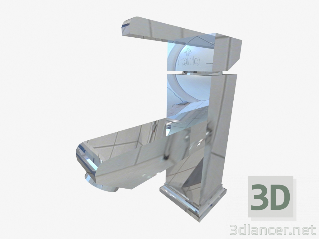 3d модель Змішувач для умивальника Cubic (BDD 021M) – превью