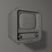 Retro TV 3D modelo Compro - render