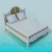 3d model Bed single - preview