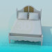 3d model Bed single - preview