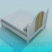 3d model Bed single - preview