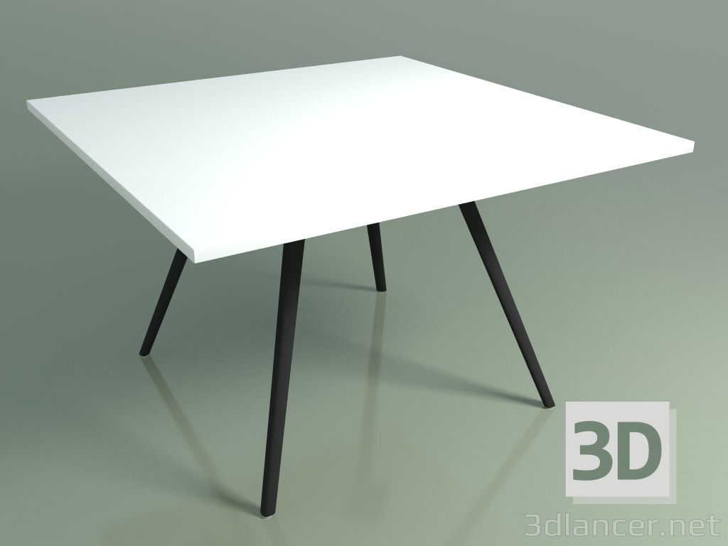 3D modeli Kare masa 5413 (H 74 - 119x119 cm, laminat Fenix F01, V44) - önizleme