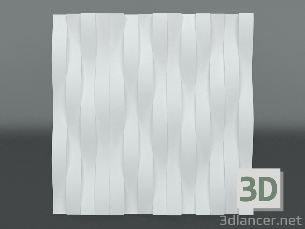 Modelo 3d Painel 3d de gesso L-520 - preview