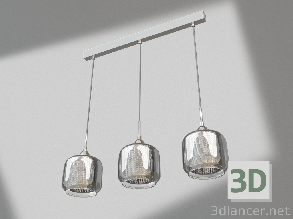 Modelo 3d Candeeiro suspenso Wellington (FR5314-PL-03-CH) - preview