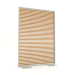 3d model Partition made of artificial wood and aluminum 120x170 (Roble golden, Cement gray) - preview