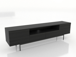 Mobile TV LARGE OPEN 2 2000 mm (nero RAL 9005)