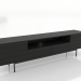 modèle 3D Meuble TV LARGE OPEN 2 2000 mm (noir RAL 9005) - preview