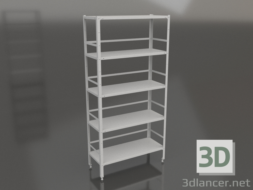 3D modeli Sınırlayıcılı laboratuvar rafı ST-13-4 - önizleme 3D modeli Sınırlayıcılı laboratuvar rafı ST-13-4 - önizleme