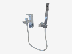 Bath mixer with one hole Cubic (BDD 016M)