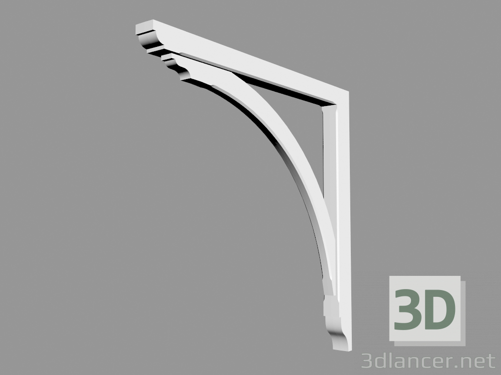 Modelo 3d Suporte de arco GB04 (5 x 74,5 x 77 cm) - preview