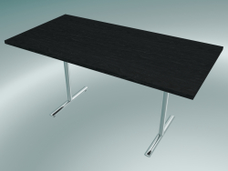 Tavolo con piano a T ribaltabile rettangolare (1500x750mm)