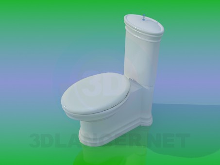 3D Modell WC und bidet - Vorschau