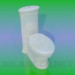 3D Modell WC und bidet - Vorschau
