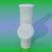 3D Modell WC und bidet - Vorschau