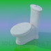 3D Modell WC und bidet - Vorschau