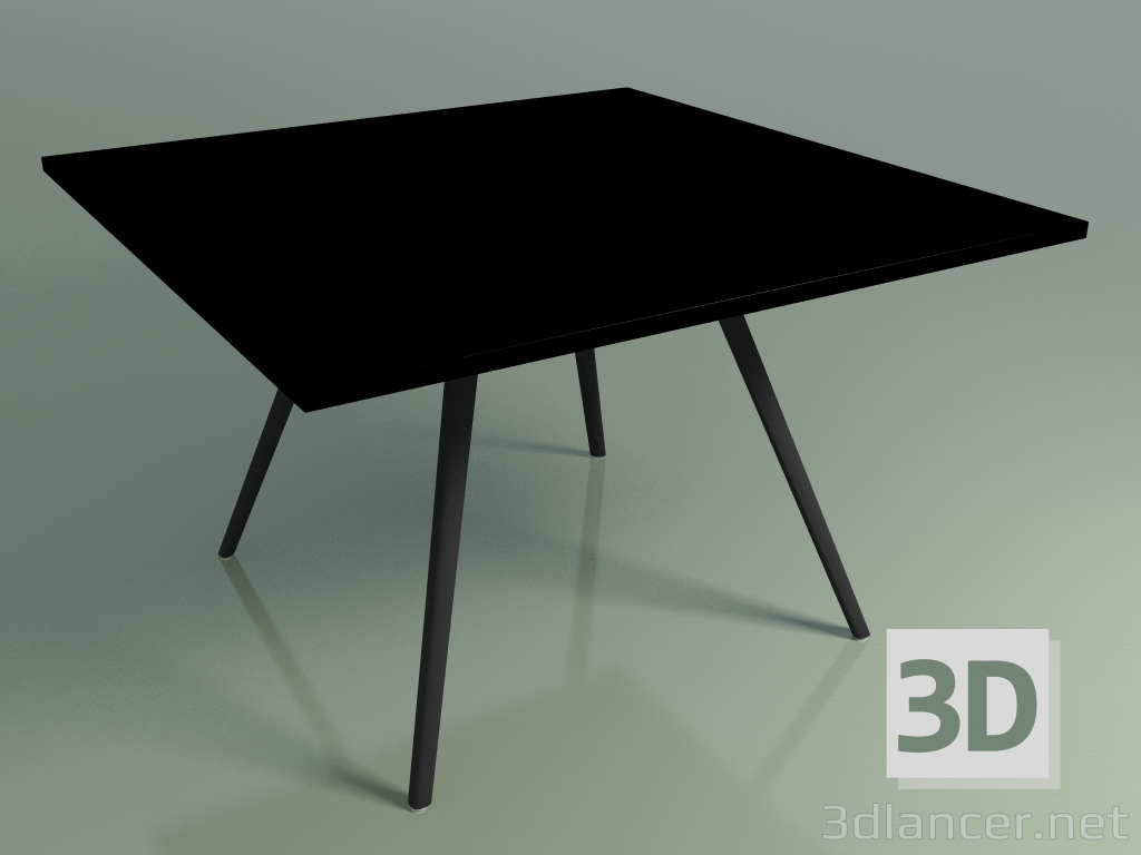 3d model Square table 5413 (H 74 - 119x119 cm, laminate Fenix F02, V44) - preview