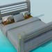 3d model Cama - vista previa