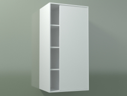 Armario de pared con 1 puerta derecha (8CUCСDD01, Glacier White C01, L 48, P 36, H 96 cm)