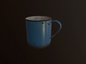 enamel mug