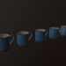 3d enamel mug model buy - render