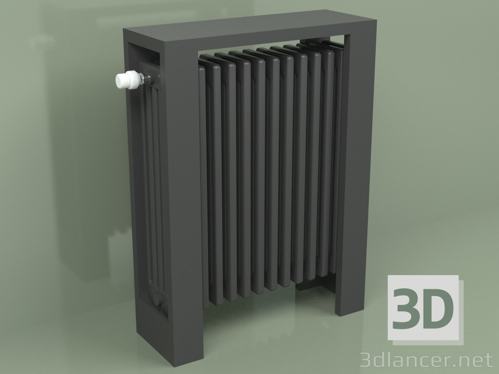 3d model Delta Bar Radiator (H750 L700 B177, RAL - 9005) - preview