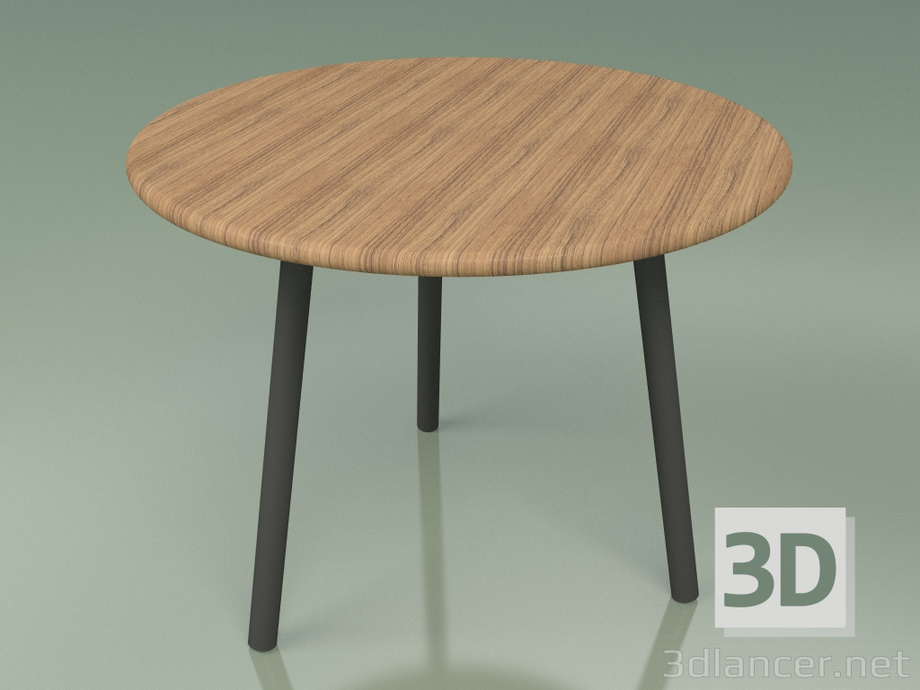 3D Modell Couchtisch 013 (Metal Stone, Teak) - Vorschau