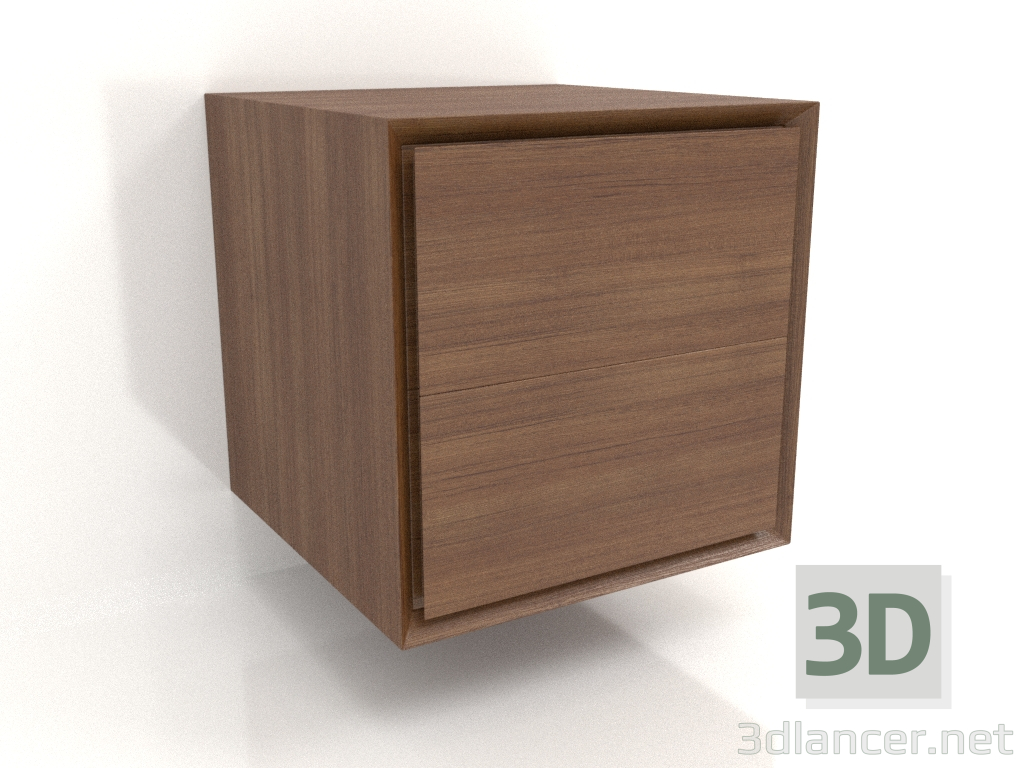 3d model Mueble TM 011 (400x400x400, madera marrón claro) - vista previa