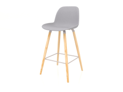 Tabouret de bar Albert Kuip 75 cm (Gris Clair)